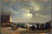 Hippolyte Sebron Vue De La Campagne De Richmond oil painting artist